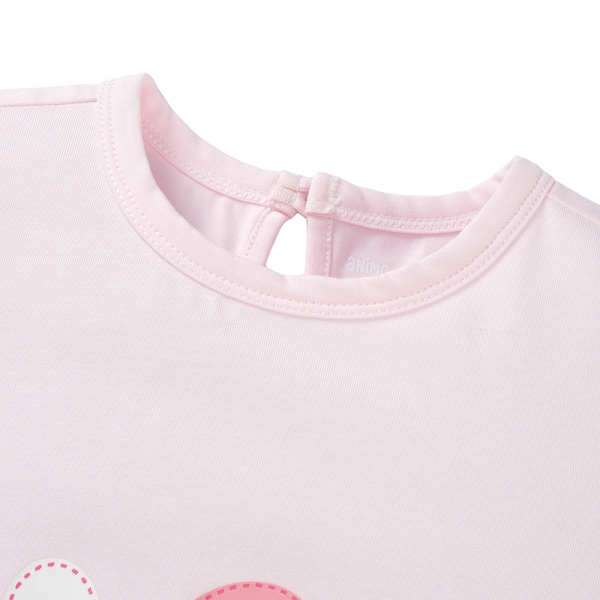 Bodysuit bé gái đùi Animo VD0525010 (0-12M,Hồng,NN02)