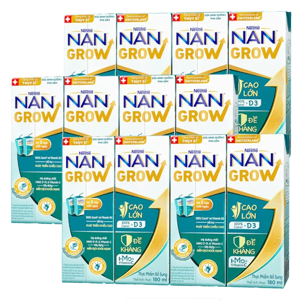 Combo 3 lốc thực phẩm bổ sung Nestlé NANGROW 6 (4x180ml)