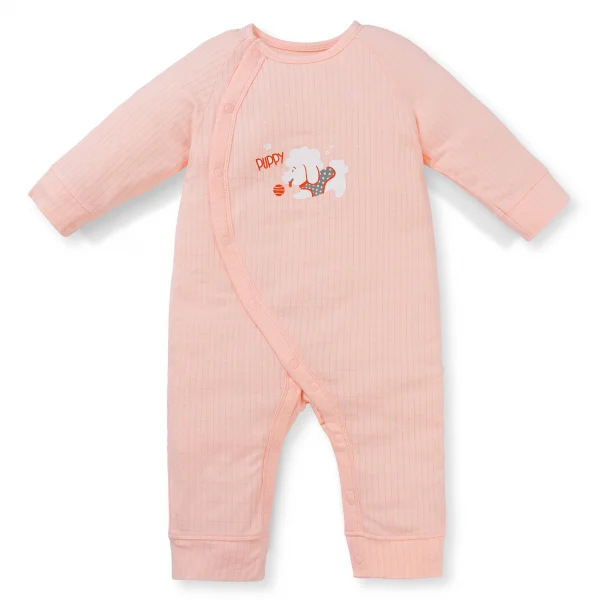 Set 2 bodysuit rayon chống muỗi dài Animo VD0825032 (0-12M,Hồng-dâu,TT06)