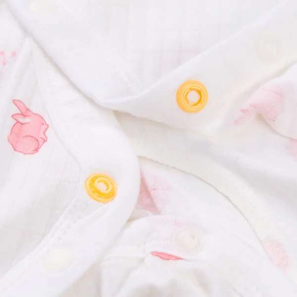 Set 2 bodysuit rayon chống muỗi dài Animo VD0825032 (0-12M,Hồng-dâu,TT06)