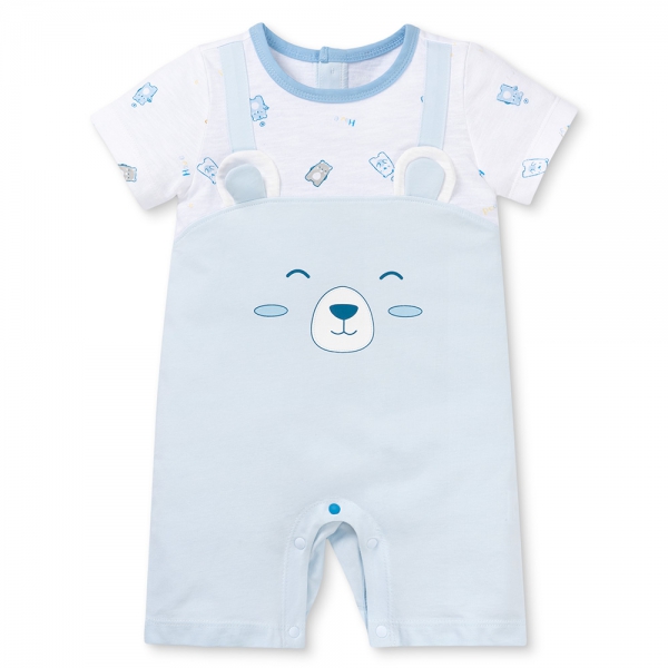 Bodysuit bé trai đùi Animo VD0525006 (0-12M,Xanh,NN02)