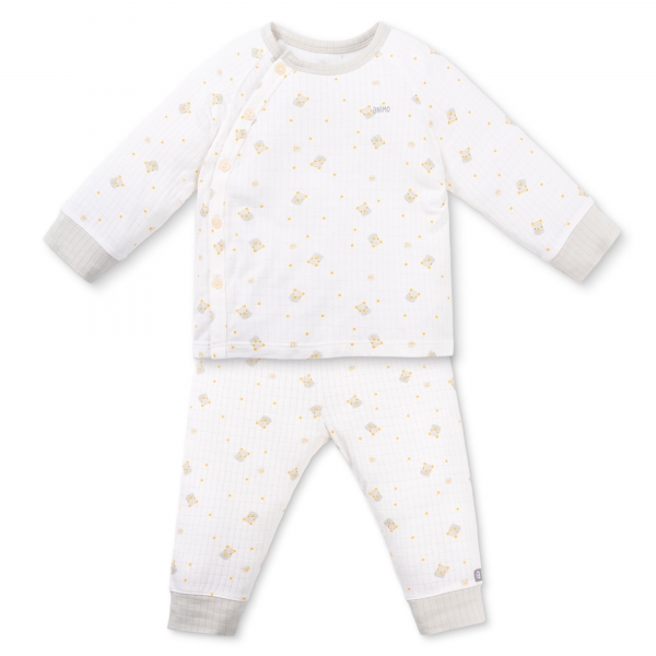 Set 2 bộ rayon chống muỗi dài Animo VD0825026 (0-24M,Be-xám,NN06)