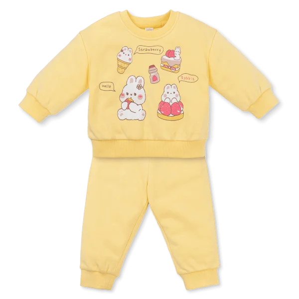 Bộ đông bé gái dài Animo ST0825003 (1-4Y,Vàng,TT01)
