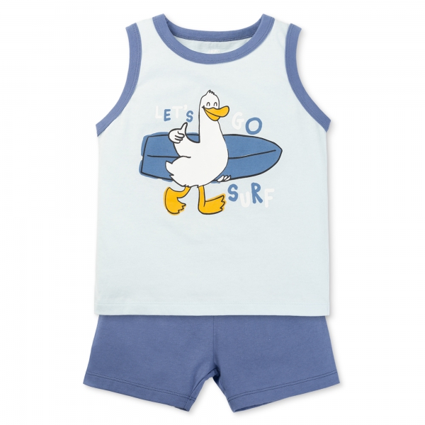Bộ bé trai sát nách Animo Easy HN0725019 (1-4Y,Biển-dương,TT02)