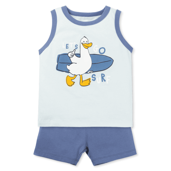 Bộ bé trai sát nách Animo Easy HN0725019 (1-4Y,Biển-dương,TT02)