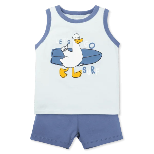 Bộ bé trai áo sát nách quần ngắn Animo easy (1-4Y) HN0725019