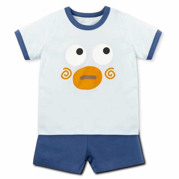 Bộ bé trai ngắn Animo Easy HN0725026 (1-4Y,Lá-dương,DD02)