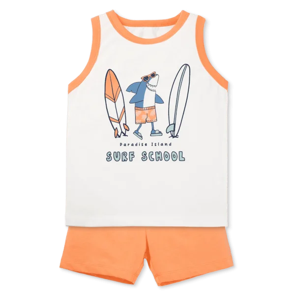 Bộ bé trai áo tay ngắn quần ngắn Animo easy (1-4Y) HN0725031