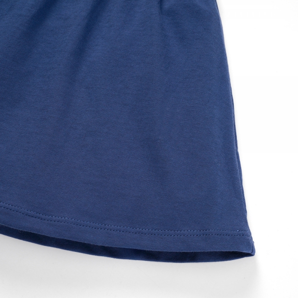Bộ bé gái ngắn Animo Easy LU0725037 (1-4Y,Kem-navy,DD02)