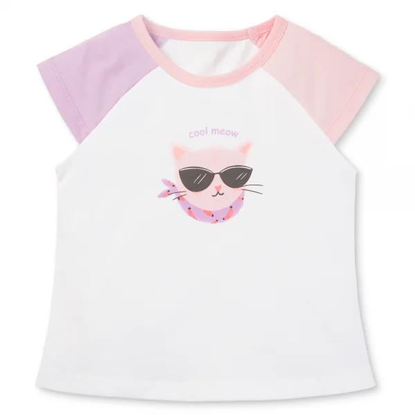 Bộ bé gái áo tay ngắn quần ngắn Animo easy (1-4Y) LU0725035