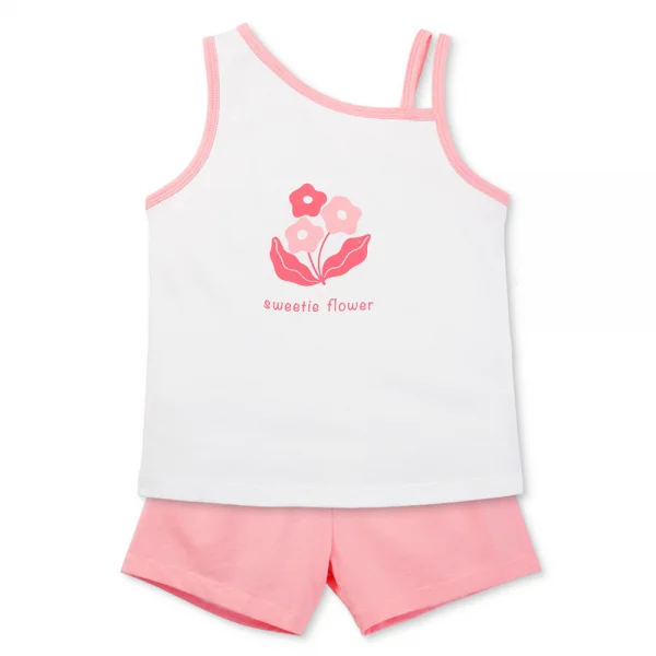 Bộ bé gái áo dây quần ngắn Animo easy (1-4Y) LU0725034