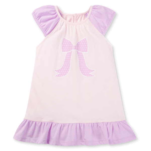 Đầm bé gái Animo Easy LU0725036 (1-4Y,Hồng-tím,TT02)