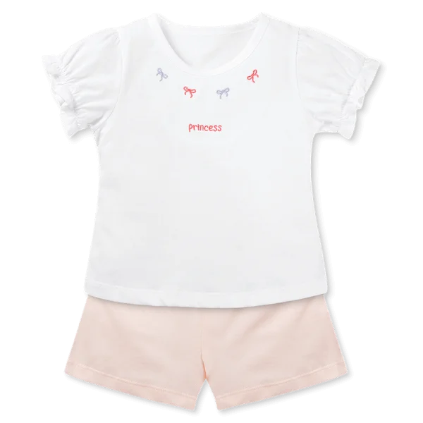 Bộ bé gái áo tay ngắn quần ngắn Animo easy (1-4Y) TX0825062