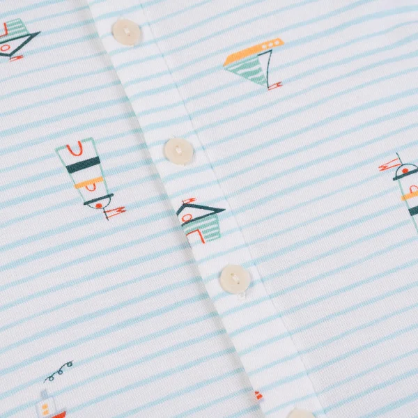 Set 2 Bộ kháng khuẩn Modal ngắn Animo VD0725004 (0-3M,Lá-trắng,NN06)