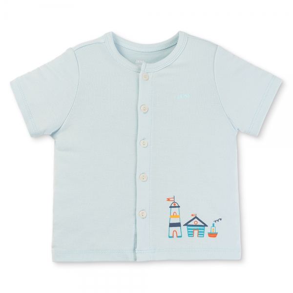 Set 2 Bộ kháng khuẩn Modal ngắn Animo VD0725004 (0-24M,Lá-trắng,NN06)