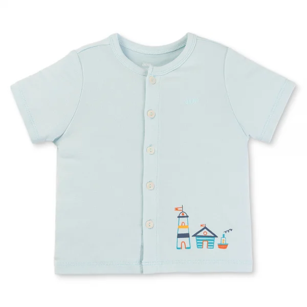 Set 2 Bộ kháng khuẩn Modal ngắn Animo VD0725004 (0-3M,Lá-trắng,NN06)