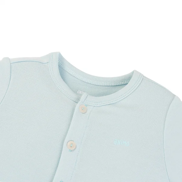 Set 2 Bộ kháng khuẩn Modal ngắn Animo VD0725004 (0-3M,Lá-trắng,NN06)