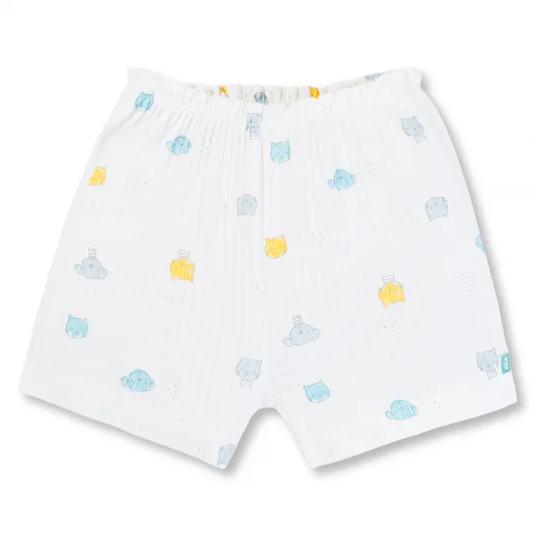 Set 2 bộ rayon chống muỗi ngắn Animo VD0825024 (0-24M,Xanh -trắng,TT06)