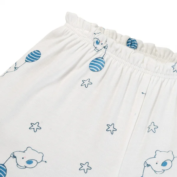 Set 2 Bộ kháng khuẩn Modal ngắn Animo VD0725003 (0-3M,Biển-trắng,DD05)