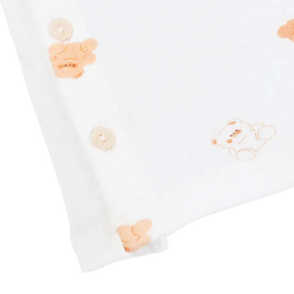 Set 2 Bộ kháng khuẩn Modal ngắn Animo VD0725001 (0-3M,Cam-trắng,TT06)