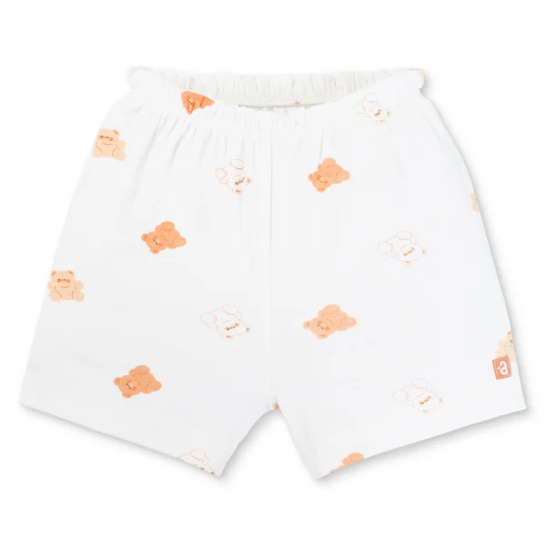 Set 2 Bộ kháng khuẩn Modal ngắn Animo VD0725001 (0-3M,Cam-trắng,TT06)