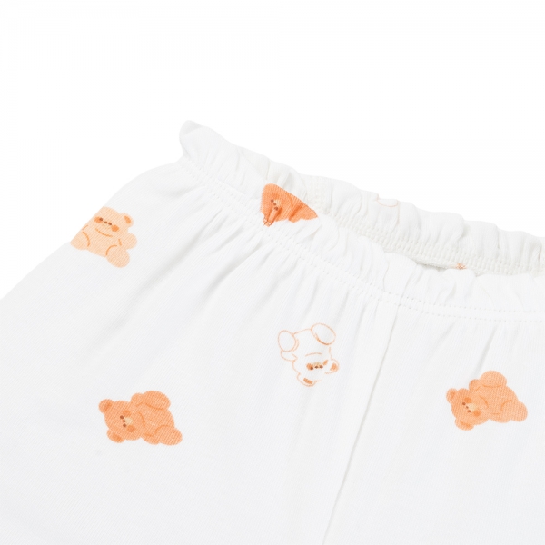 Set 2 Bộ kháng khuẩn Modal ngắn Animo VD0725001 (0-24M,Cam-trắng,TT06)