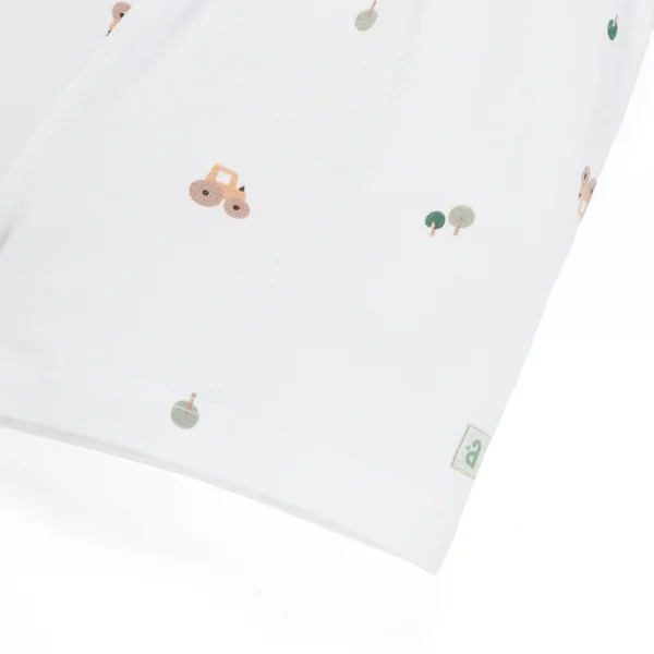 Set 2 Bộ kháng khuẩn Modal ngắn Animo BMC0625001 (0-24M,Lá-trắng,DD06)