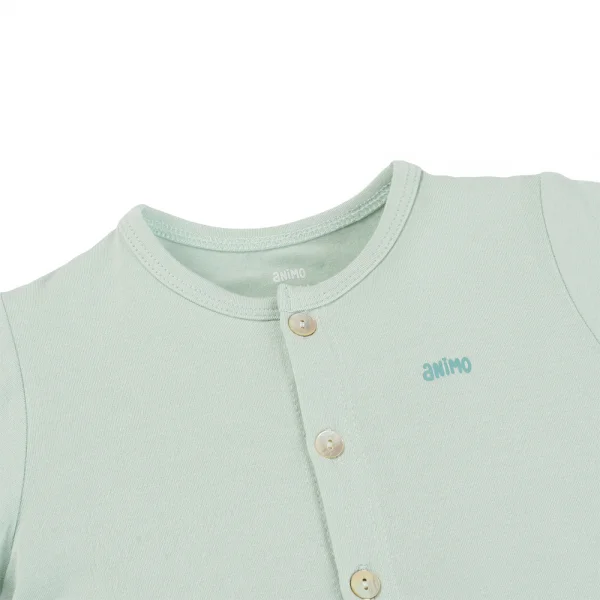 Set 2 Bộ kháng khuẩn Modal ngắn Animo BMC0625001 (0-24M,Lá-trắng,DD06)