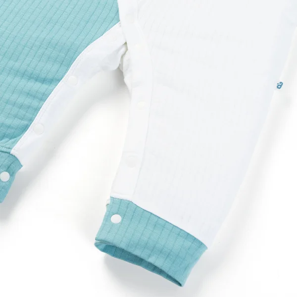 Set 2 bodysuit rayon chống muỗi dài Animo VD0825029 (0-12M,Lá-xanh,TT06)