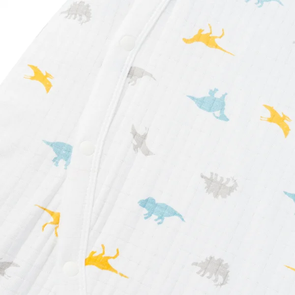 Set 2 bodysuit rayon chống muỗi dài Animo VD0825029 (0-12M,Lá-xanh,TT06)