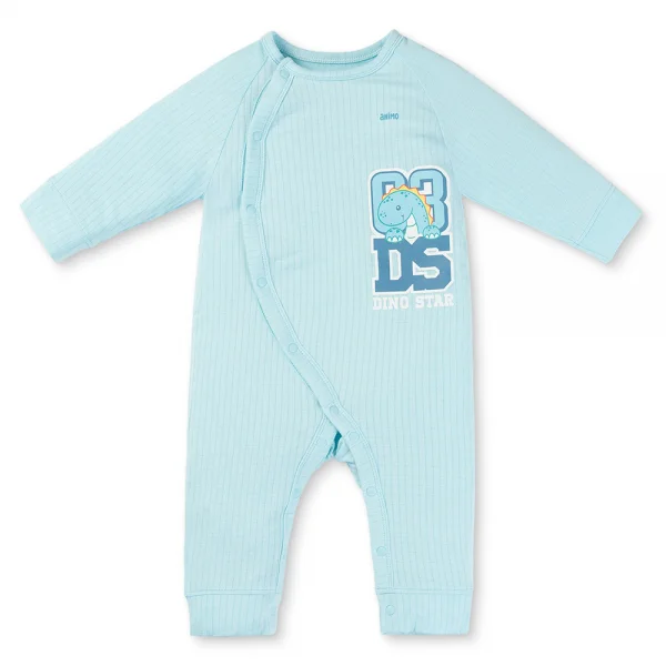 Set 2 bodysuit rayon chống muỗi dài Animo VD0825030 (0-12M,Lá-xanh,TT06)