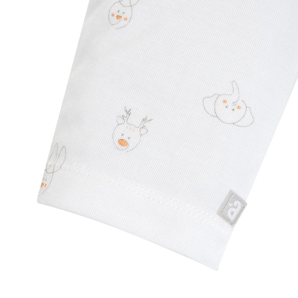 Bộ modal kháng khuẩn dài Animo HR VD0825081 (0-6M,Xám-trắng,NN06)