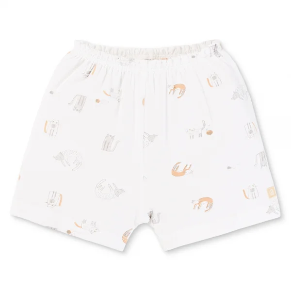 Set 2 Bộ kháng khuẩn Modal ngắn Animo BMC0925002 (0-3M,Be-trắng,NN06)