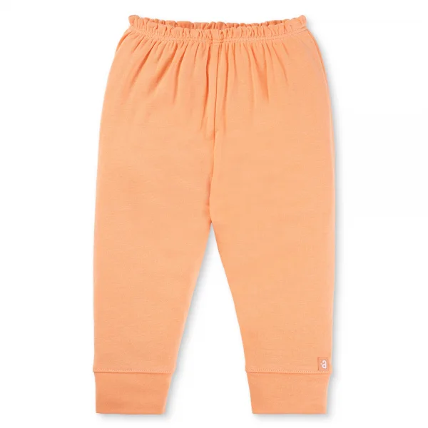 Set 2 Bộ kháng khuẩn Modal dài Animo VD0725007 (0-3M,Cam-trắng,TT06)