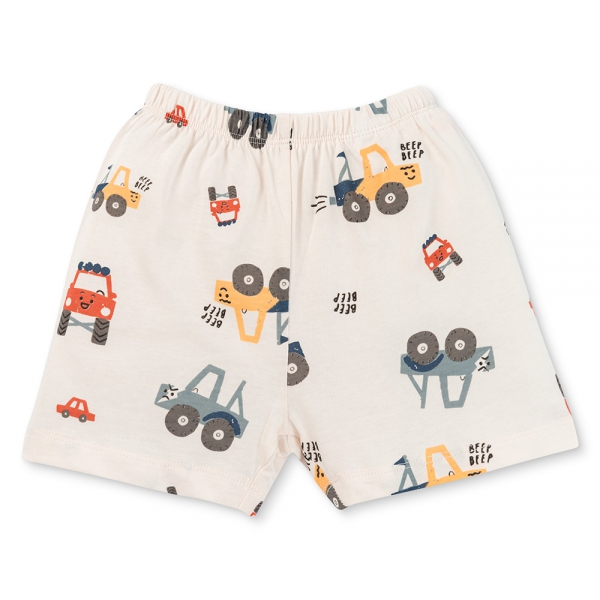 Bộ bé trai ngắn Animo Easy HN0925039 (1-4Y,Kem,TT04)