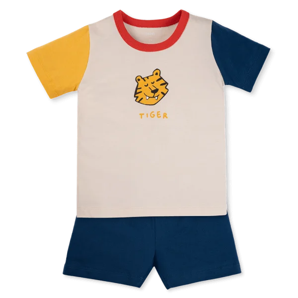 Bộ bé trai áo tay ngắn quần ngắn Animo easy (1-4Y) HN0925036