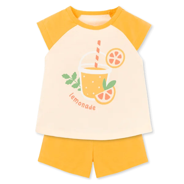 Bộ bé gái áo tay ngắn quần ngắn Animo easy (1-4Y) TX0825063