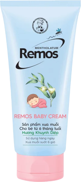 Kem chống muỗi Remos Baby 70g - Hương khuynh diệp