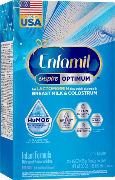 Sữa Enfamil Enspire Infant Formula 850g (0-12 tháng) (Giao bao bì ngẫu nhiên)