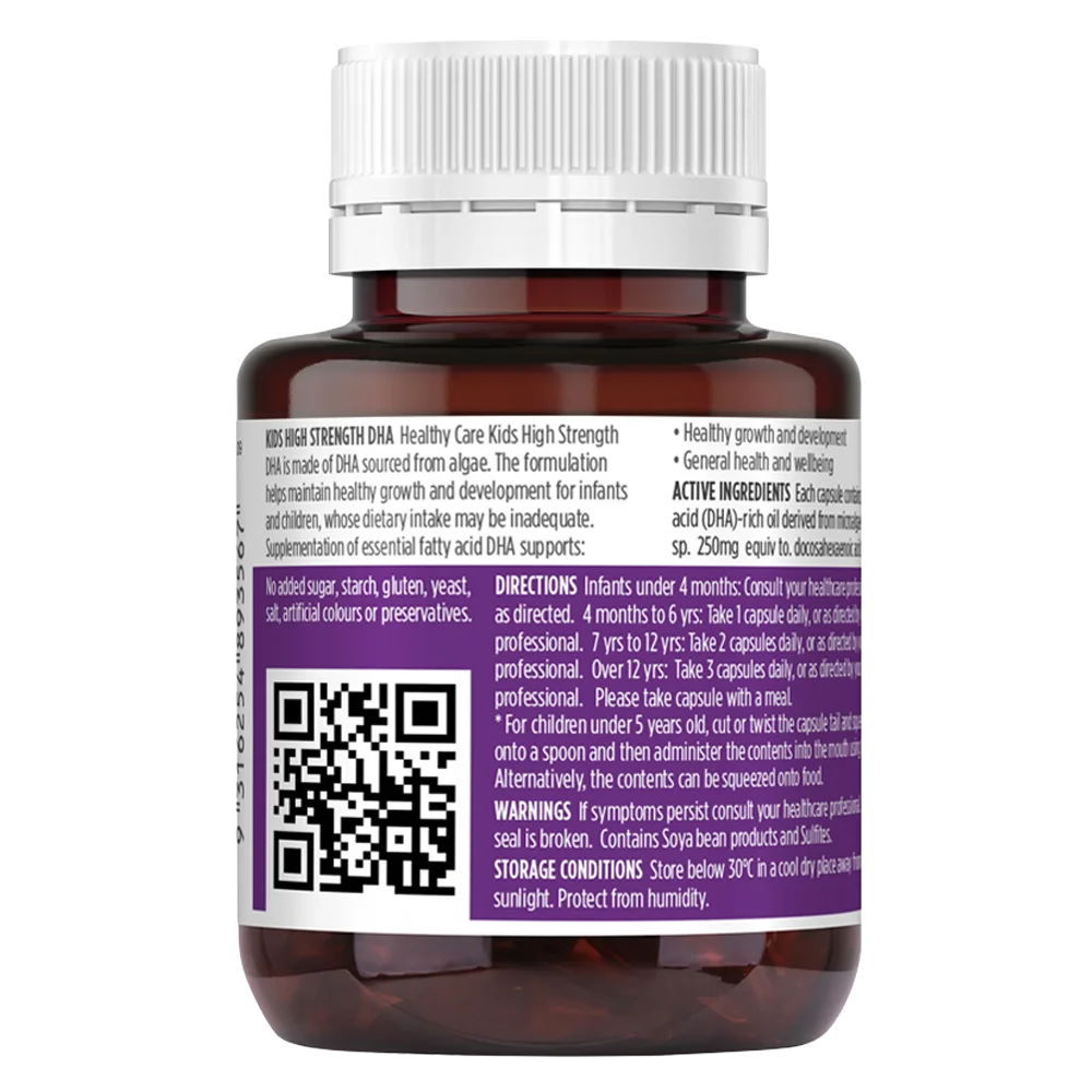 Thực phẩm bảo vệ sức khỏe Healthy Care Kids High Strength DHA