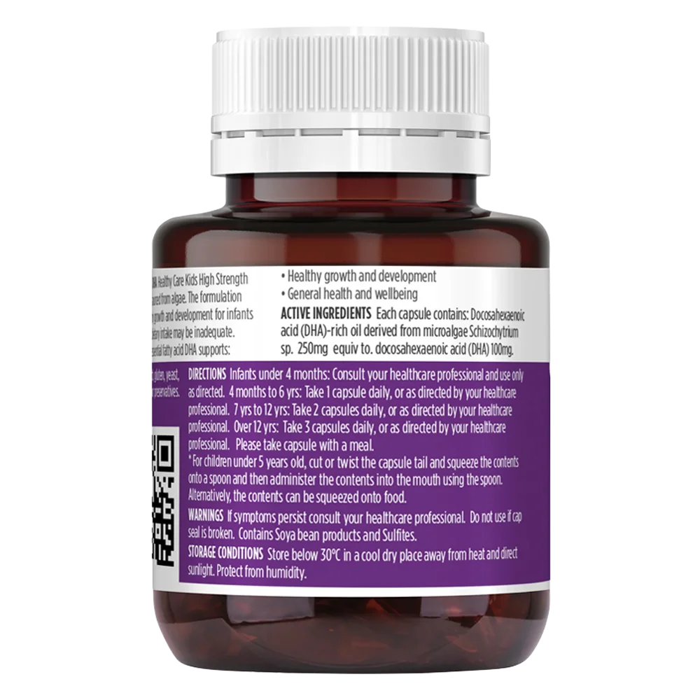 Thực phẩm bảo vệ sức khỏe Healthy Care Kids High Strength DHA