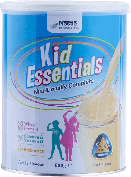 Thực phẩm dinh dưỡng y học Nestle Kid Essentials Nutritionally Complete 800g (1-10 tuổi)