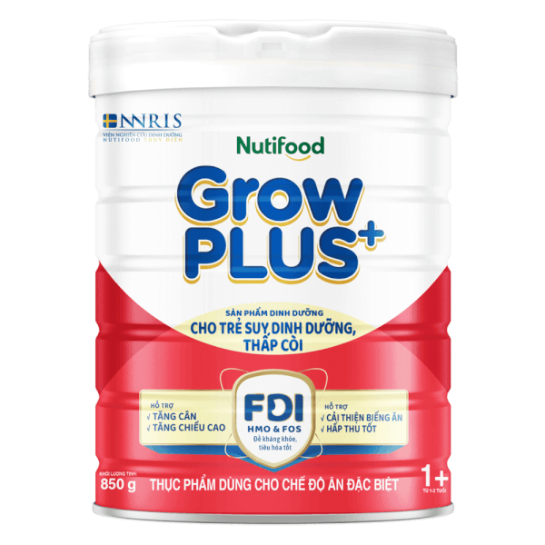 Sữa GrowPlus+ Đỏ 1+ 1,5kg (1-2 tuổi) (Giao bao bì ngẫu nhiên)