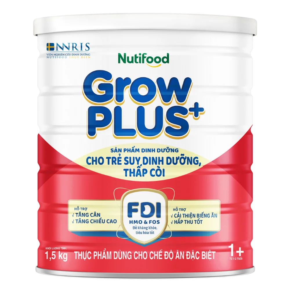 Combo 2 Sữa GrowPlus Đỏ 1,5kg (từ 1 tuổi)