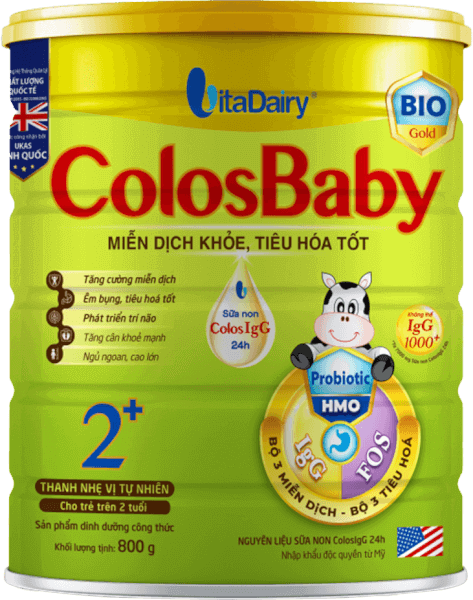 Sữa Colosbaby Bio Gold 2+ 800g (từ 2 tuổi)