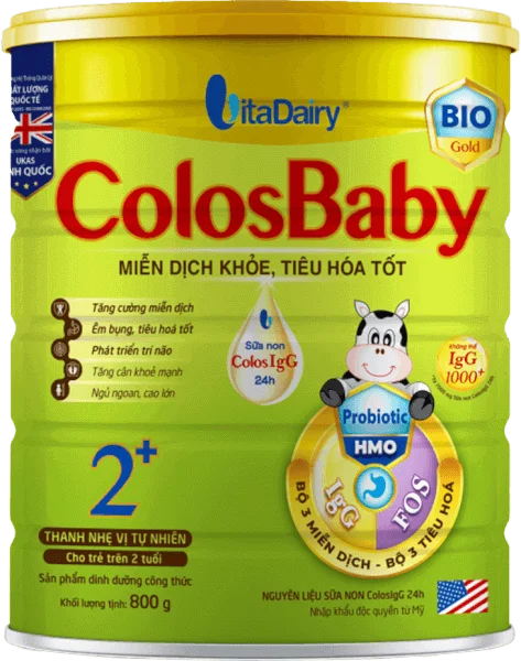 Sữa Colosbaby Bio Gold 2+ 800g (từ 2 tuổi)