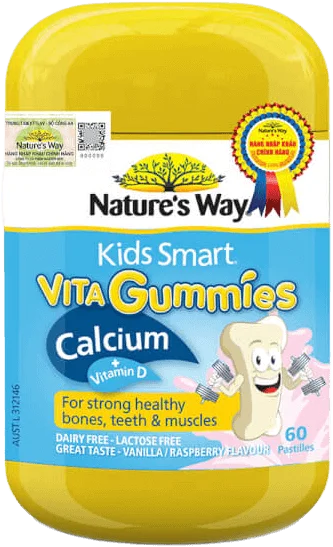 Combo 2 Nature's Way Kid Smart Vita Gummies Calcium + Vitamin D