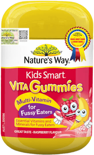 Combo 2 Nature's Way Kids Smart Vita Gummies Multi Vitamin for Fussy Eaters