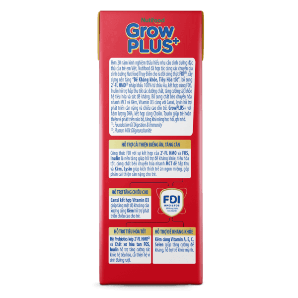 Combo 3 Thùng SPDDPS GrowPLUS+ 180ml (lốc 4 hộp)