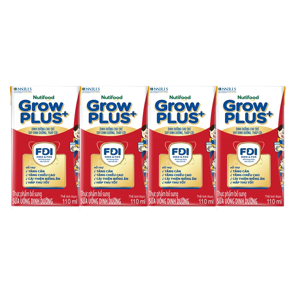 Combo 5 Thùng SPDDPS GrowPLUS 110ml (lốc 4 hộp)